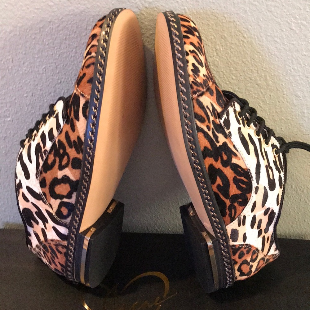 Exotic Animal Print lace up shoes by June Ambrose